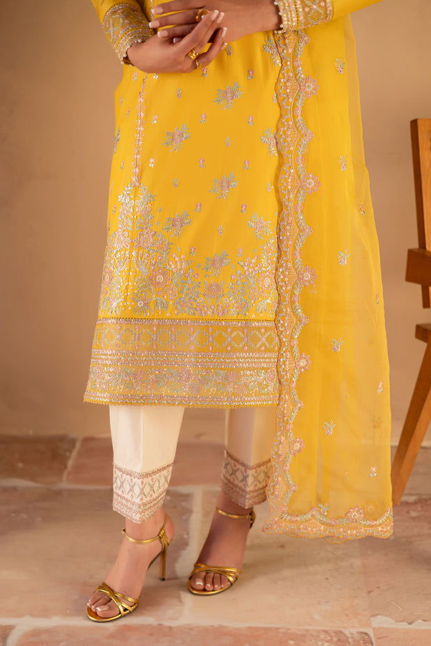 Aurelia 3Pc - Embroidered Luxe Pret