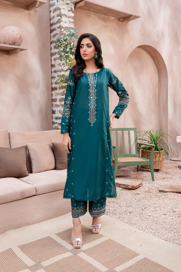 Alba 2Pc - Embroidered Lawn Dress