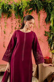 Sereia 3Pc - Embroidered Khaddar Dress
