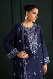 Batik Adoro embroidered khaddar outfit combining timeless craftsmanship and contemporary charm. Affordable ethnic Pakistani South Asian.