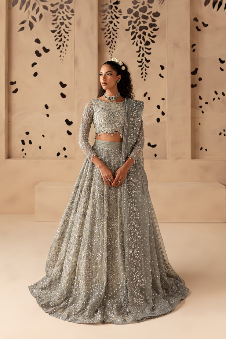 Hanzla 4Pc - Bridal Dress