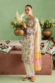 Kylie 3Pc- Printed Lawn Dress
