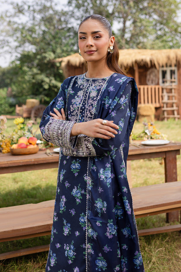 Ehaan 3Pc - Printed Khaddar Dress