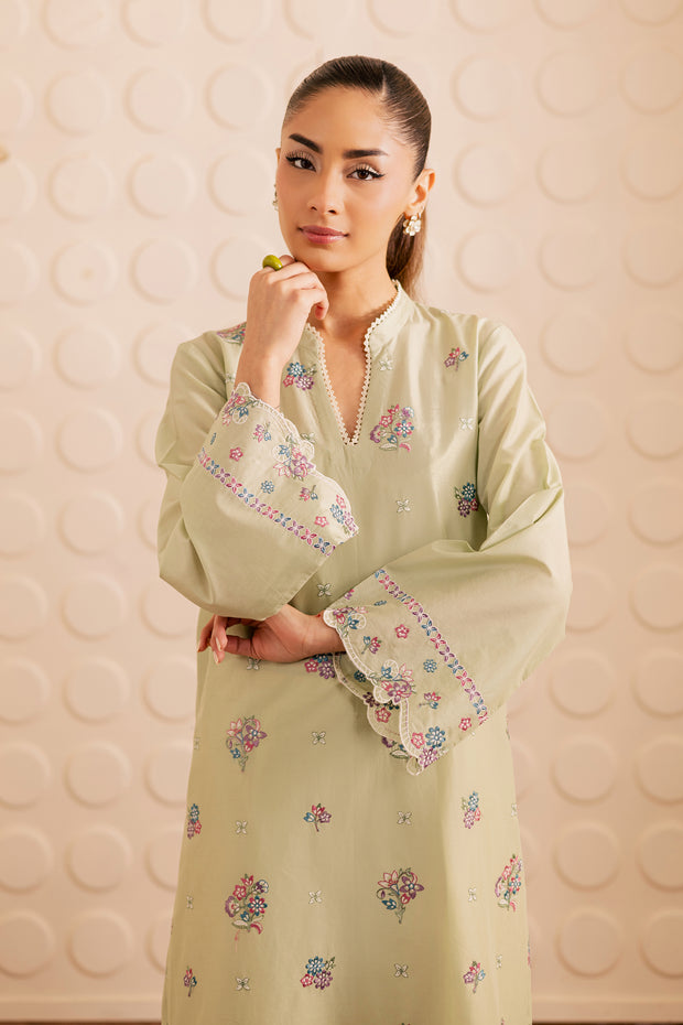 Sage Whisper 2pc - Embroidered Lawn Pret
