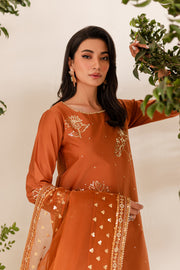 Kesari 3Pc - Embroidered Luxe PRET