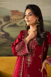 Maroon Haze 3Pc - Embroidered Lawn Pret