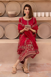 Irtaza 3Pc - Embroidered Luxe Pret