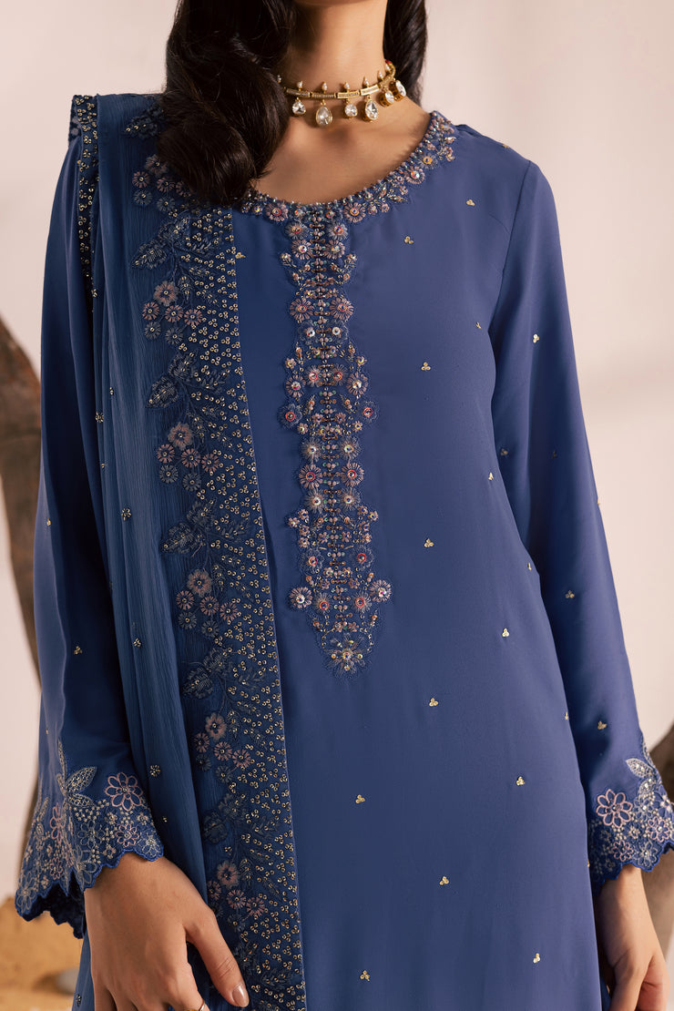 Luxury pret embroidered outfit for parties