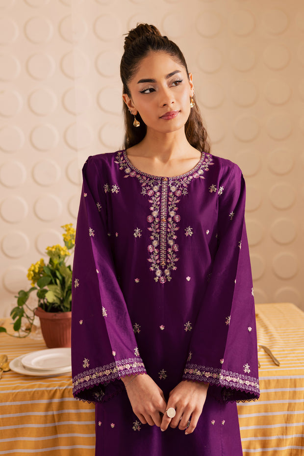 Elaria 2pc - Embroidered Lawn Pret
