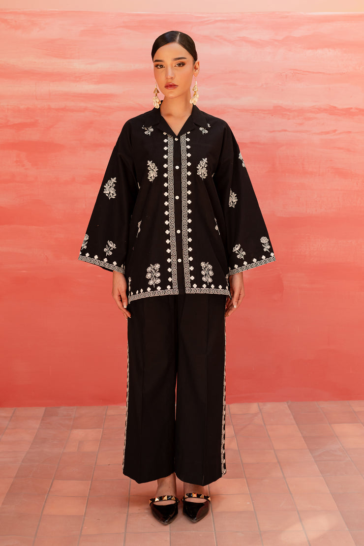 Dandelion 2pc - Embroidered Khaddar Dress