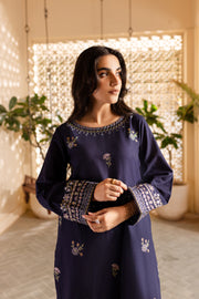 Moonlight 2Pc - Embroidered Khaddar Dress