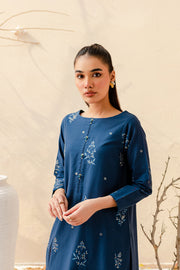 Pipier 2Pc - Embroidered Khaddar Dress