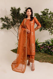 Kesari 3Pc - Embroidered Luxe PRET