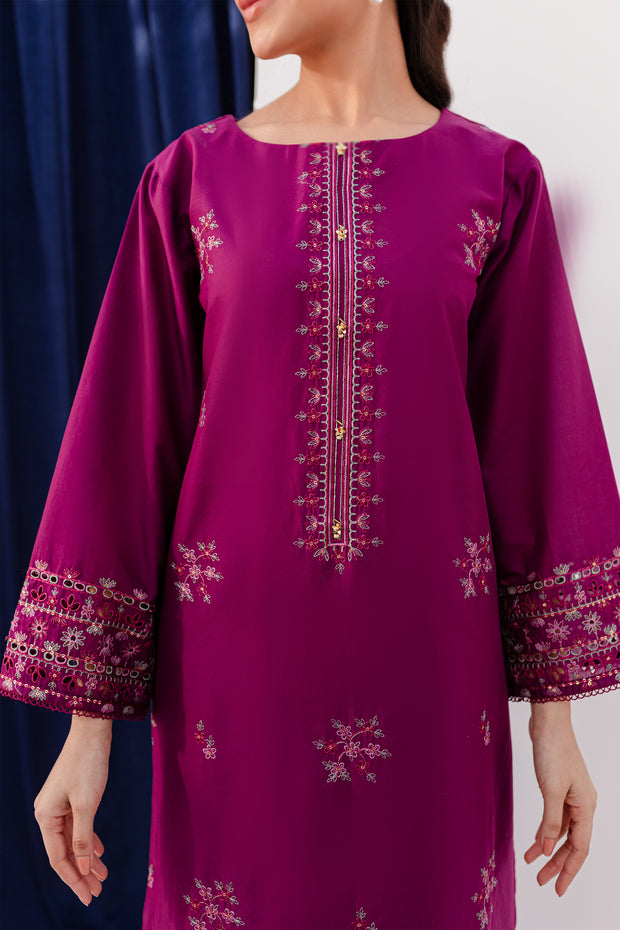 Pernia 2Pc - Embroidered Lawn Dress