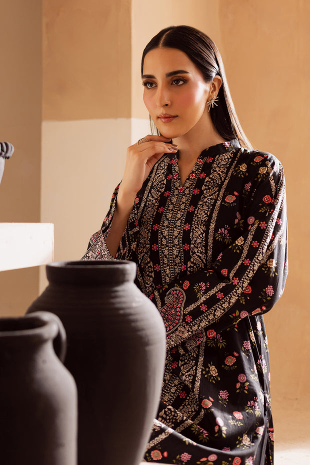 Zavi 2Pc - Printed Lawn Dress