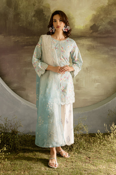 Gia 3Pc - Printed Lawn Dress