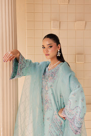 Elise 3Pc - Embroidered Lawn Dress