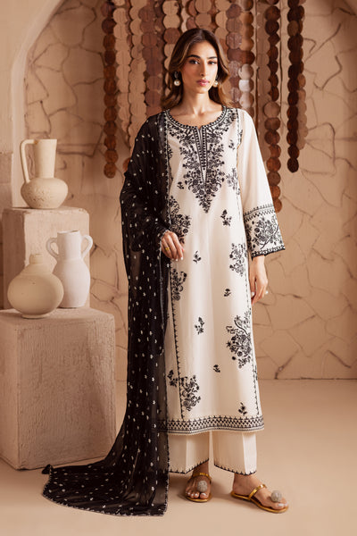 Parwana 3Pc - Embroidered Lawn Dress