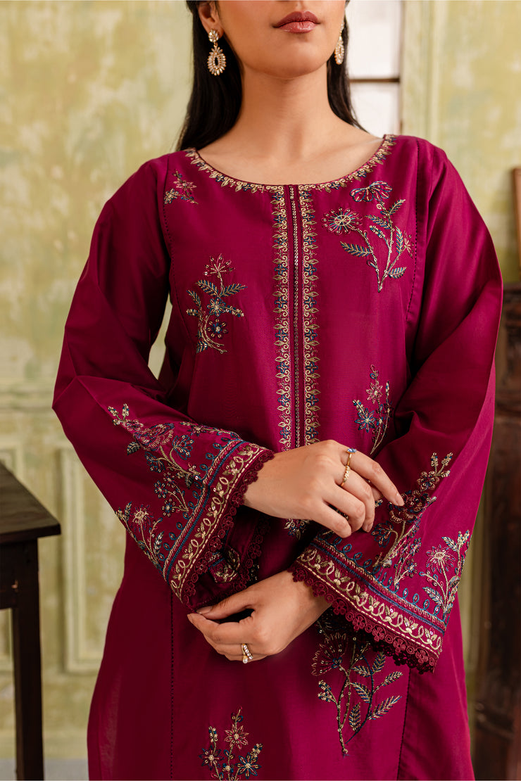 Viola 2Pc - Embroidered Lawn Dress