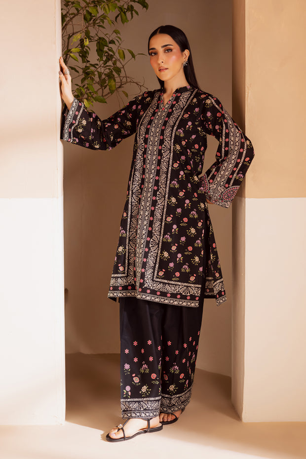 Zavi 2Pc - Printed Lawn Dress