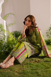 Tinker Bell 2Pc - Printed Lawn Dress