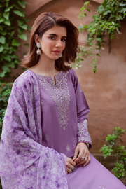 Mandala 3Pc - Embroidered Khaddar Dress