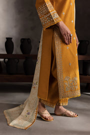 Shangrilla 3Pc - Embroidered Karandi Dress