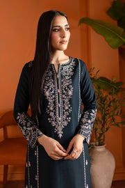 Ezzah 2Pc - Embroidered Karandi Dress