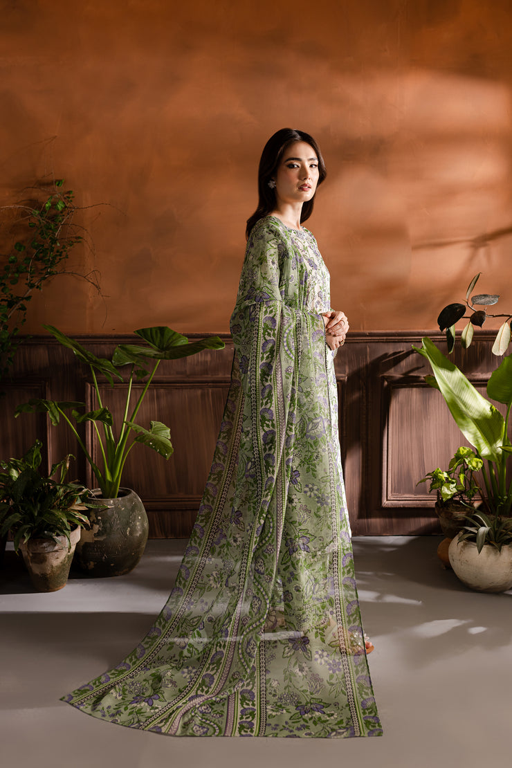 Parisa 3Pc - Printed Lawn Dress