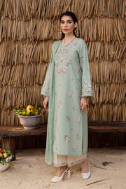 Brandon 3Pc - Embroidered Khaddar Dress