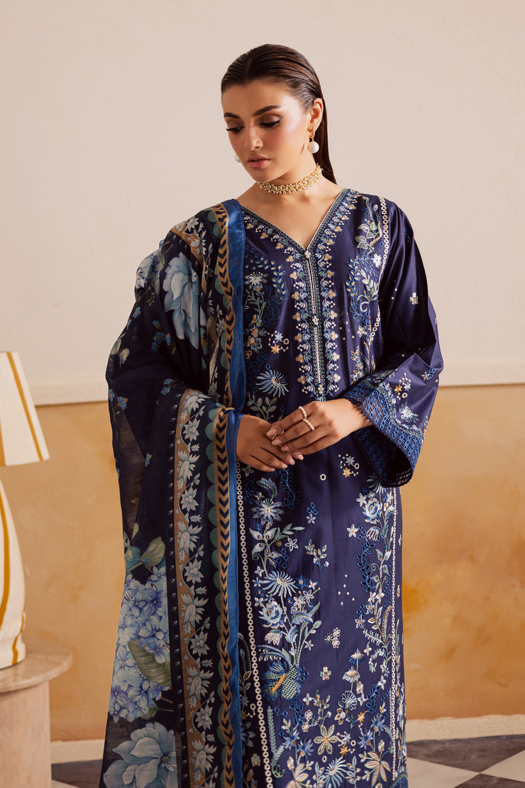 Darya 3Pc - Embroidered Lawn Pret