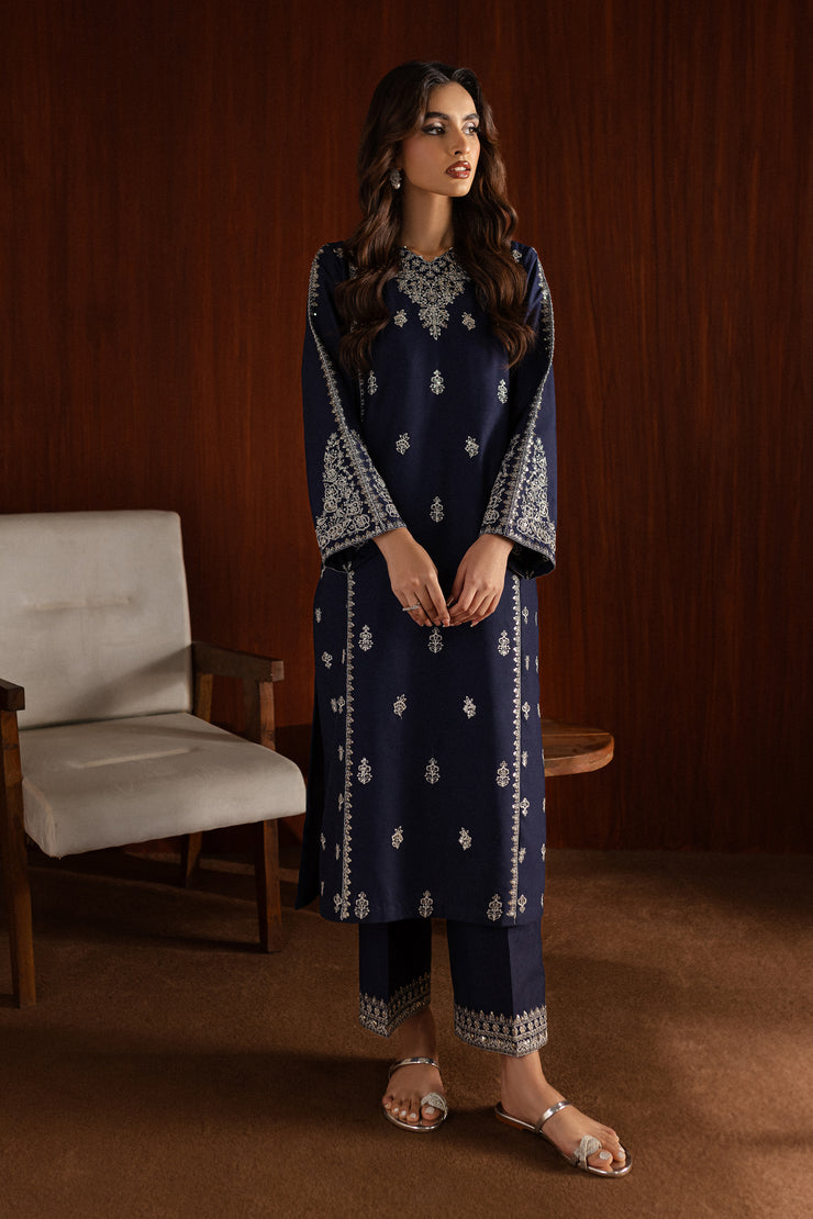 Sheen 2Pc - Embroidered Karandi Dress