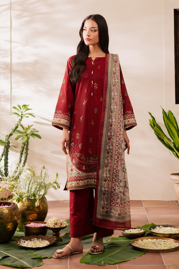 Shayla 3Pc - Printed Casual Pret
