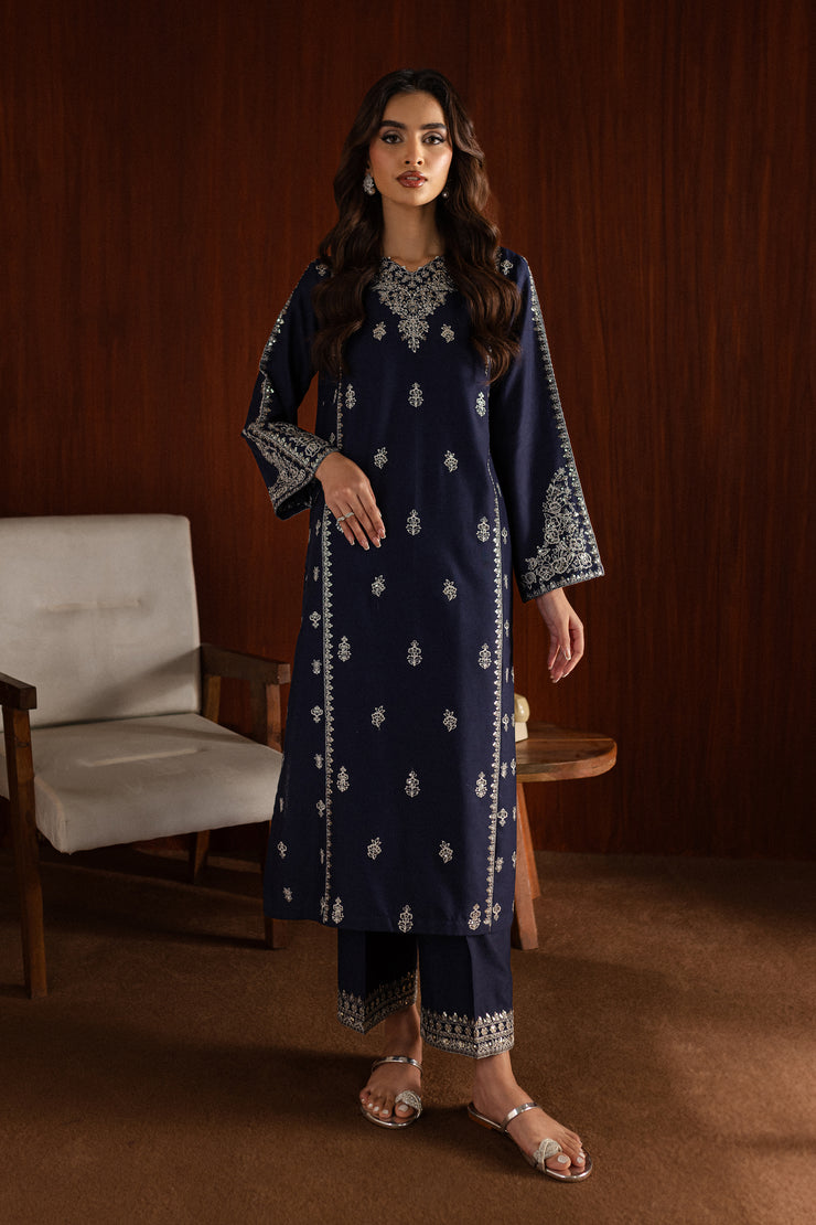 Sheen 2Pc - Embroidered Karandi Dress