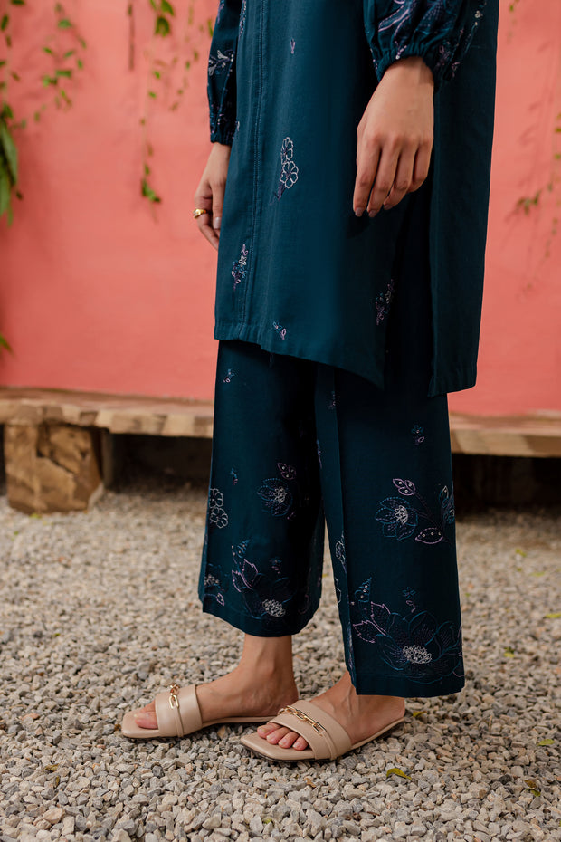 Willow 2Pc - Embroidered Khaddar Dress