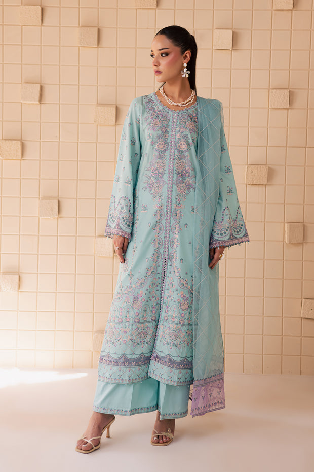 Elise 3Pc - Embroidered Lawn Dress