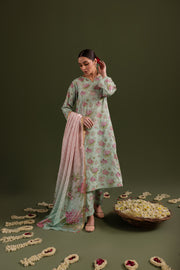 Izil 3Pc - Printed Lawn Dress