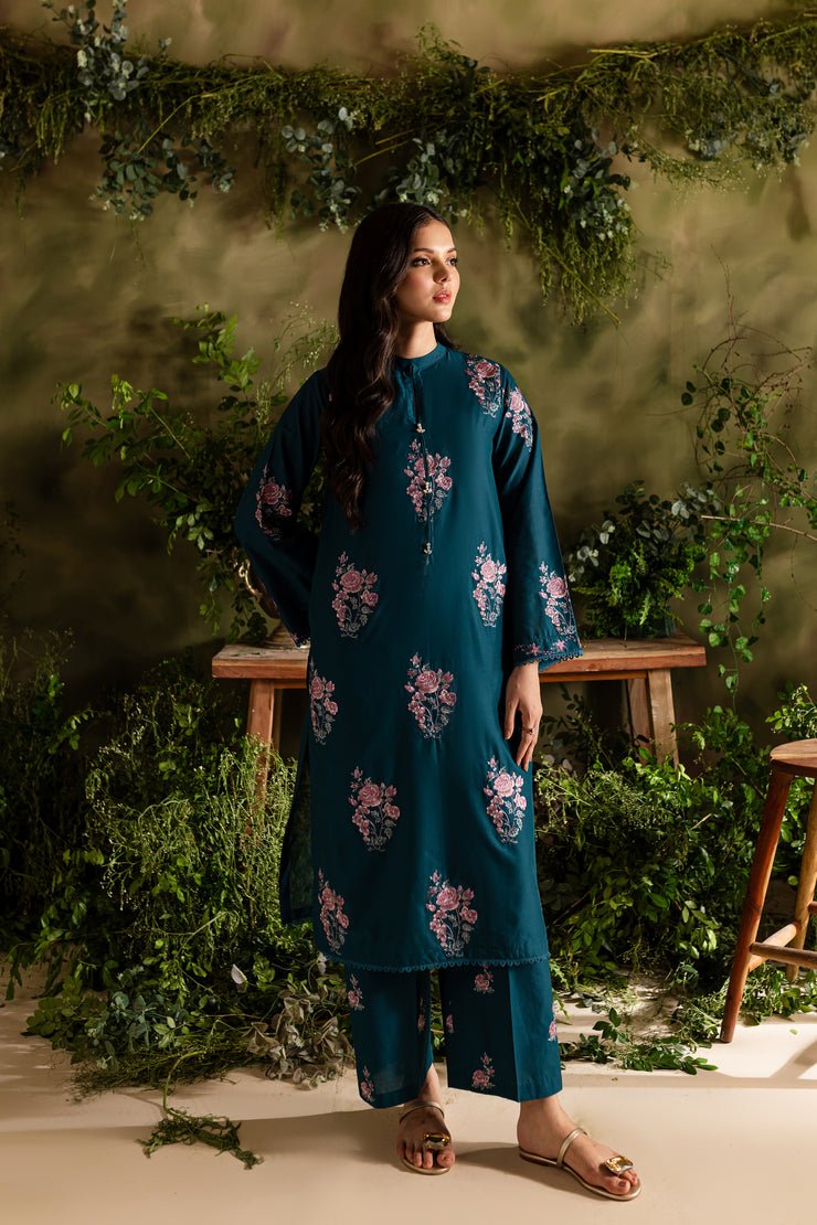 Benny 2Pc - Embroidered Lawn Dress