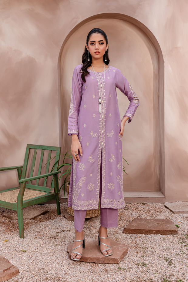 Emptier 2Pc - Embroidered Lawn Dress