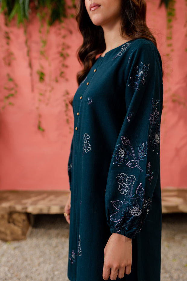 Willow 2Pc - Embroidered Khaddar Dress