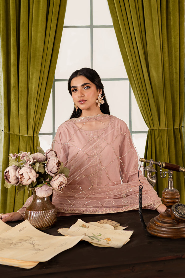 Riva 3Pc - Embroidered Lawn Dress