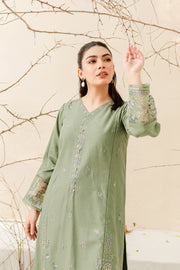 Avena 2Pc - Embroidered Karandi Dress
