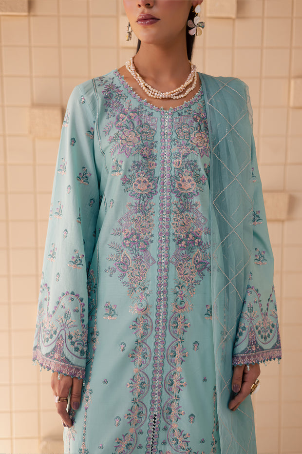 Elise 3Pc - Embroidered Lawn Dress