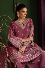 Siara 3Pc - Embroidered Solid Dress