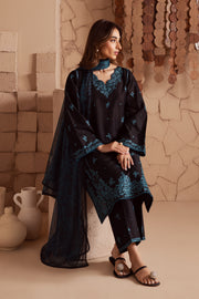Tea light 3Pc - Embroidered Lawn Dress