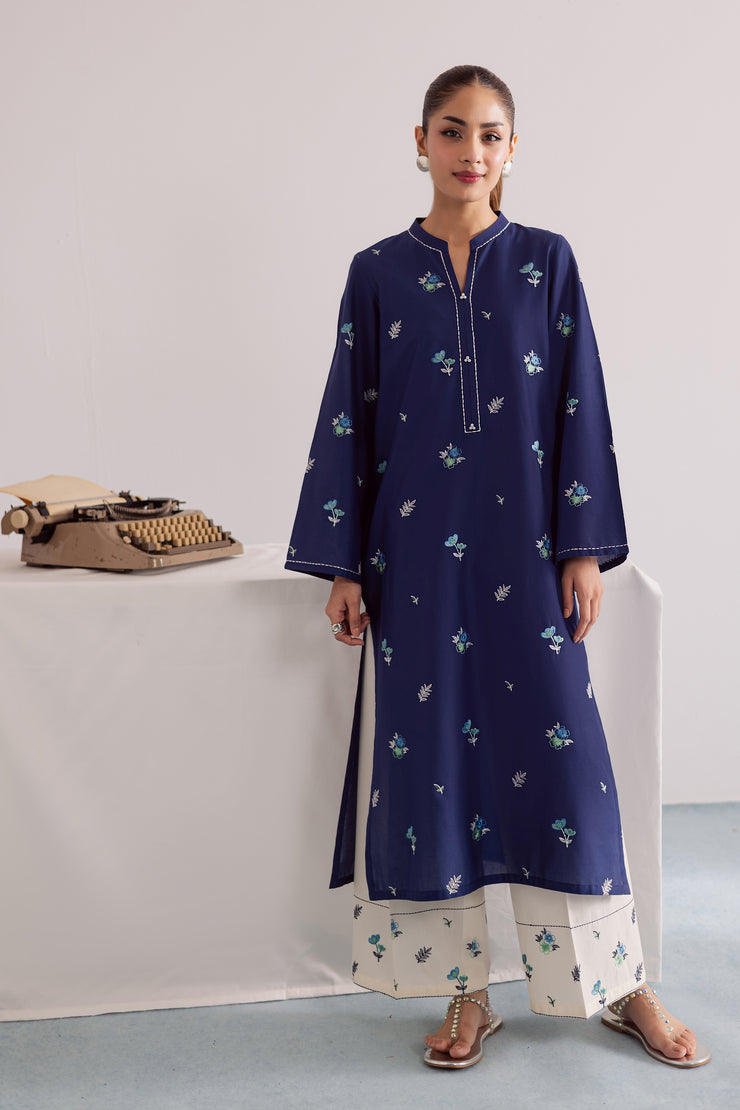 Zaira 2Pc - Embroidered Casual Pret
