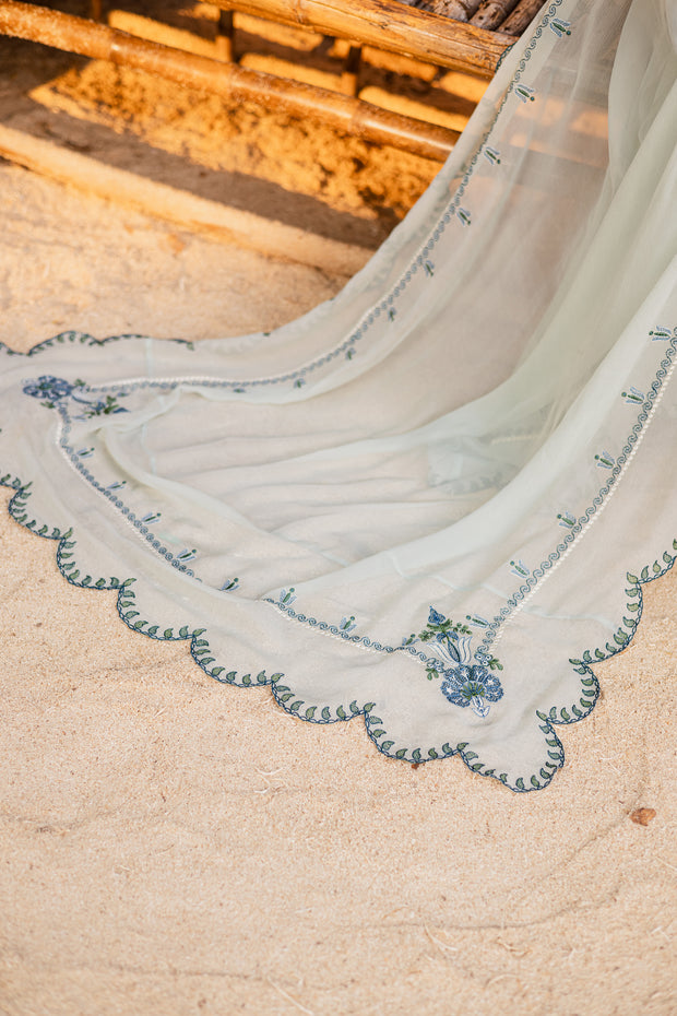 Stillwater Ridge 3Pc - Embroidered Khaddar Dress