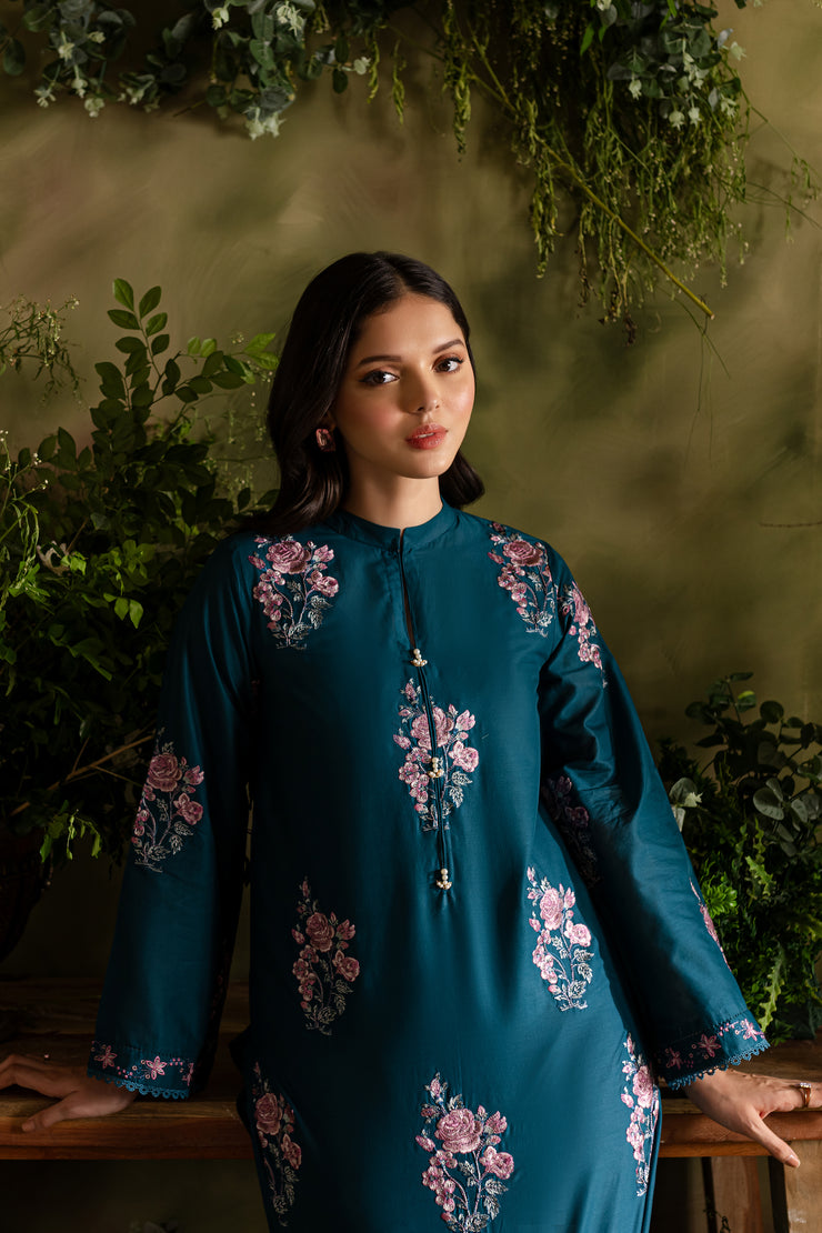 Benny 2Pc - Embroidered Lawn Dress