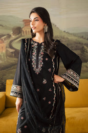 Black Moon 3Pc - Embroidered Lawn Pret