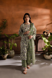 Parisa 3Pc - Printed Lawn Dress